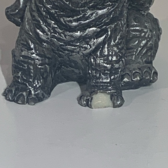 🐘 [4/$25] VINTAGE 90s ELEPHANT ANIMAL DETAILED MINIATURE METAL FIGURINE 🐘 - Picture 7 of 7